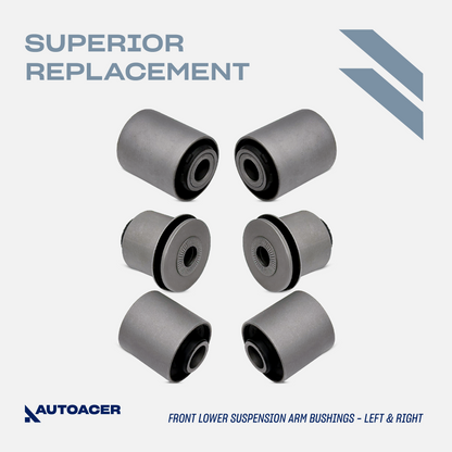 AUTOACER - Front, Upper, Lower Suspension Control Arms & Bushings 10 Pcs for LEXUS LS460 / LS460L (USF45 / USF46) 2007 - 2017, LS600h (UVF45 / UVF46) 2007 - 2017 AWD