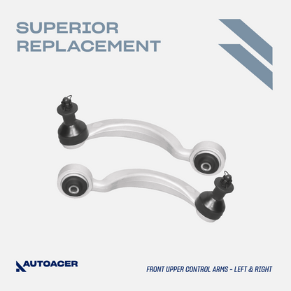 AUTOACER - Front, Upper, Lower Suspension Control Arms & Bushings 10 Pcs for LEXUS LS460 / LS460L (USF45 / USF46) 2007 - 2017, LS600h (UVF45 / UVF46) 2007 - 2017 AWD