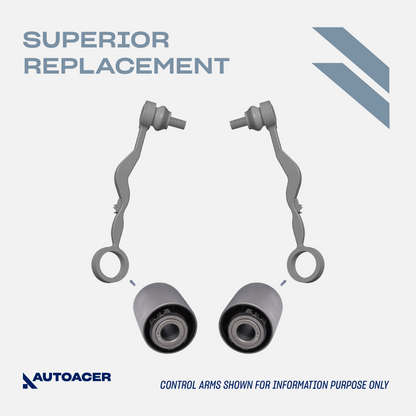 AUTOACER - Front, Upper, Lower Suspension Control Arms & Bushings 10 Pcs for LEXUS LS460 / LS460L (USF45 / USF46) 2007 - 2017, LS600h (UVF45 / UVF46) 2007 - 2017 AWD