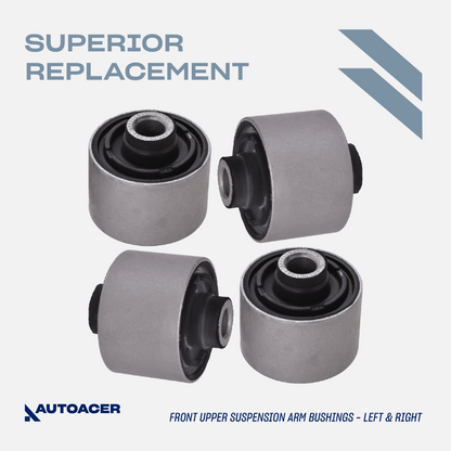 AUTOACER - Front Upper, Lower Forward, Rearward Control Arms & Bushing Kit 8 Pcs for LEXUS LS460 / LS460L 2007 - 2017, LS600h 2007 - 2017, AWD Models