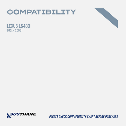 Front Control Arm Repair Kit 4 Piece - Front Lower Control Arm Poly Bushings with Bracket for Lexus LS430 2001 2002 2003 2004 2005 2006 All Trims & Models