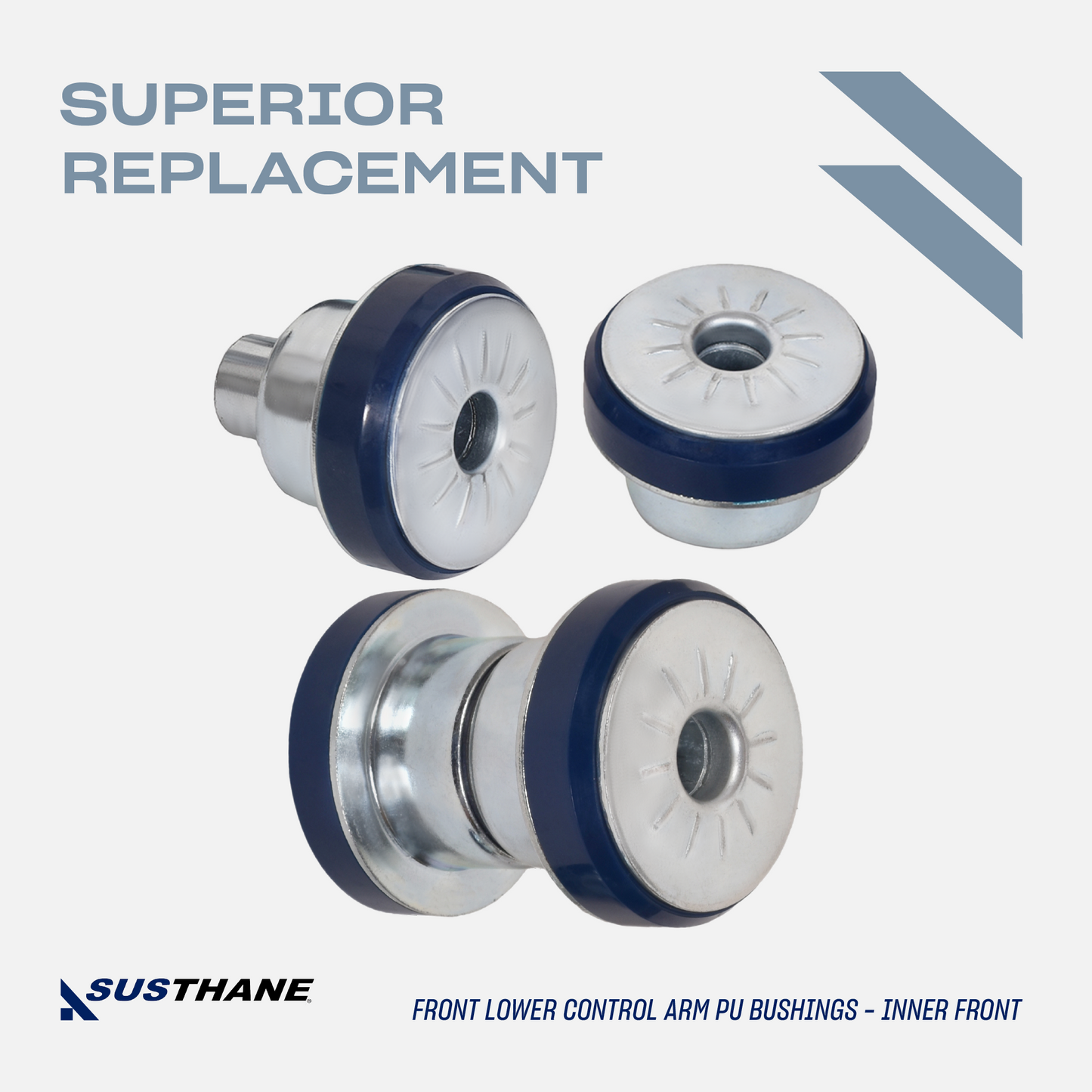 Front Control Arm Repair Kit 4 Piece - Front Lower Control Arm Poly Bushings with Bracket for Lexus LS430 2001 2002 2003 2004 2005 2006 All Trims & Models