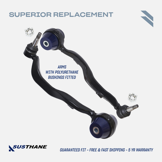 AUTOACER - 2p Front Lower Control Arm Kit with PU Bushes Fitted for Lexus LS460 / LS460 2007 - 2017, LS600h 2008 - 2016