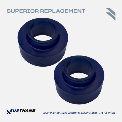 AUTOACER - Complete Levelling Lift Kit 40mm /1.6" Front Strut & Rear Coil Springs PU Spacers 10 Piece for Toyota Prius 