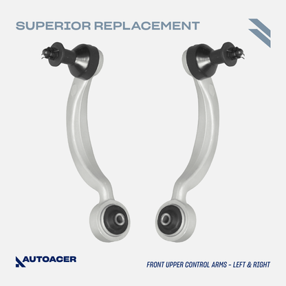 AUTOACER - Front Upper Forward and Rearward Control Arm Kit 4 Piece Fits LS460 / LS460L, LS600h AWD / RWD Models