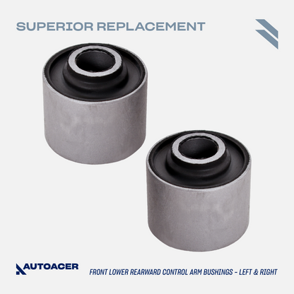 AUTOACER - 10p Front Upper & Lower Control Arm Bushing Kit for LEXUS LS460 / LS460L 2007 - 2017, LS600h 2009 - 2016 (RWD Models)