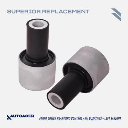 AUTOACER - 10p Front Upper & Lower Control Arm Bushing Kit for LEXUS LS460 / LS460L 2007 - 2017, LS600h 2009 - 2016 (RWD Models)
