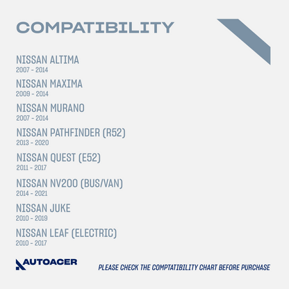 AUTOACER - Front Lower Forward & Rearward Control Arm Bushing Kit 4 Piece for Nissan Altima, Maxima, Infiniti JX35