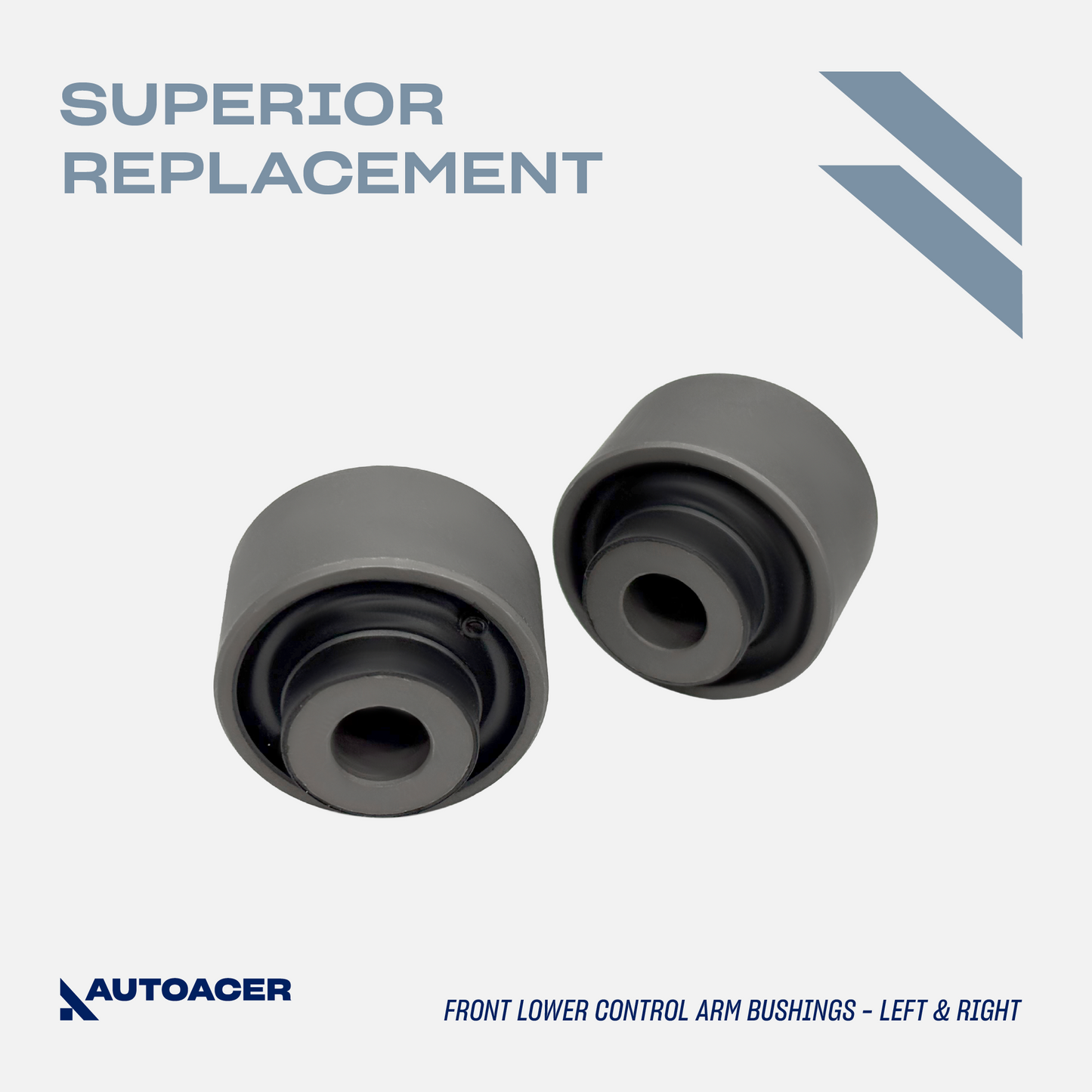 AUTOACER - Front Lower Forward & Rearward Control Arm Bushing Kit 4 Piece for Nissan Altima, Maxima, Infiniti JX35