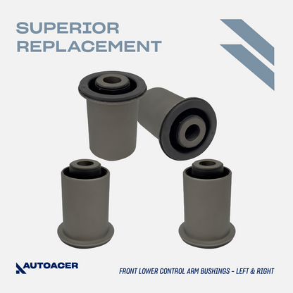 AUTOACER - Front Upper & Lower Control Arm Bushing Kit for Nissan Pathfinder, Armada, Titan, Infiniti QX56, QX80