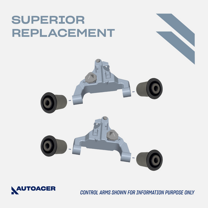 AUTOACER - Front Upper & Lower Control Arm Bushing Kit for Nissan Pathfinder, Armada, Titan, Infiniti QX56, QX80