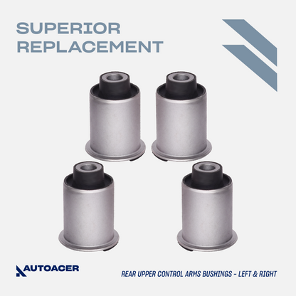 AUTOACER - Rear Upper, Lower Control Arm Bushing Kit 8 Piece for Nissan Pathfinder, Armada, Infiniti QX56, RWD / AWD Models