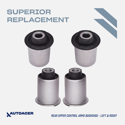 AUTOACER - Rear Upper, Lower Control Arm & Trailing Arm Bushing Kit 12 Piece for Nissan Pathfinder R51, 2WD / 4WD Models