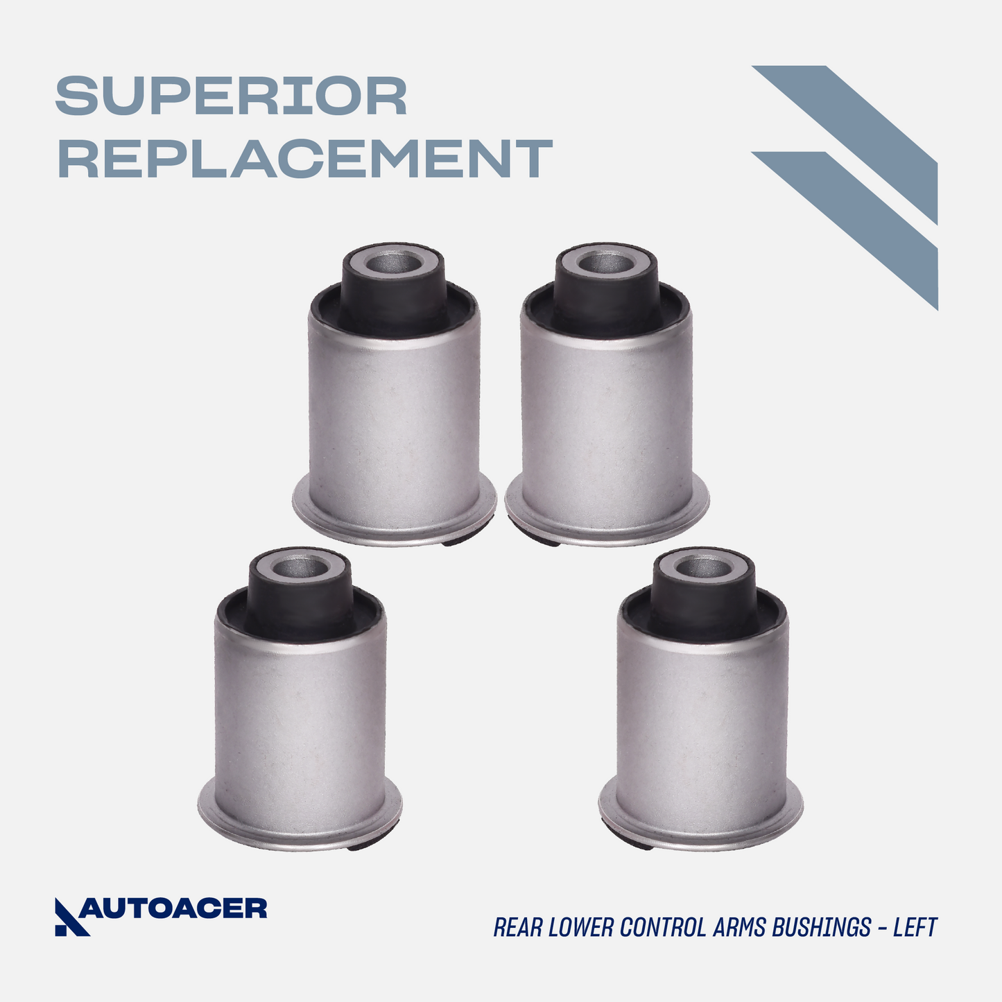 AUTOACER - Rear Upper Lower Control Arms, Trailing Arm Bushings & Ball Joint Kit 16 Piece for Nissan Pathfinder R51, RWD / AWD Models