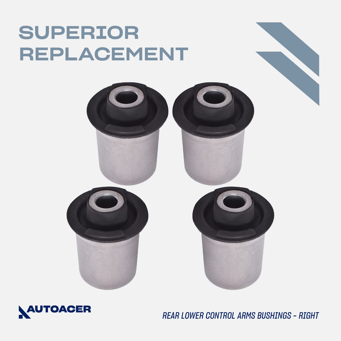 AUTOACER - Rear Upper Lower Control Arms, Trailing Arm Bushings & Ball Joint Kit 16 Piece for Nissan Pathfinder R51, RWD / AWD Models