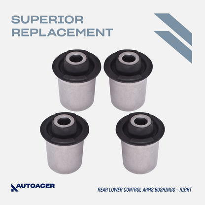 AUTOACER - Rear Upper Lower Control Arms, Trailing Arm Bushings & Ball Joint Kit 16 Piece for Nissan Pathfinder R51, RWD / AWD Models
