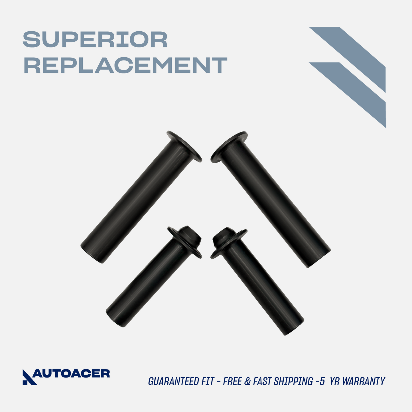 AUTOACER - Front Subframe Crossmmber Engine Cradle Polyurethane Bushings 8 Piece with Sleeves for Nissan Rogue, Juke, Leaf 