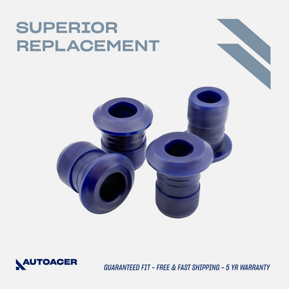 AUTOACER - Front Subframe Crossmmber Engine Cradle Polyurethane Bushings 8 Piece with Sleeves for Nissan Rogue, Juke, Leaf 