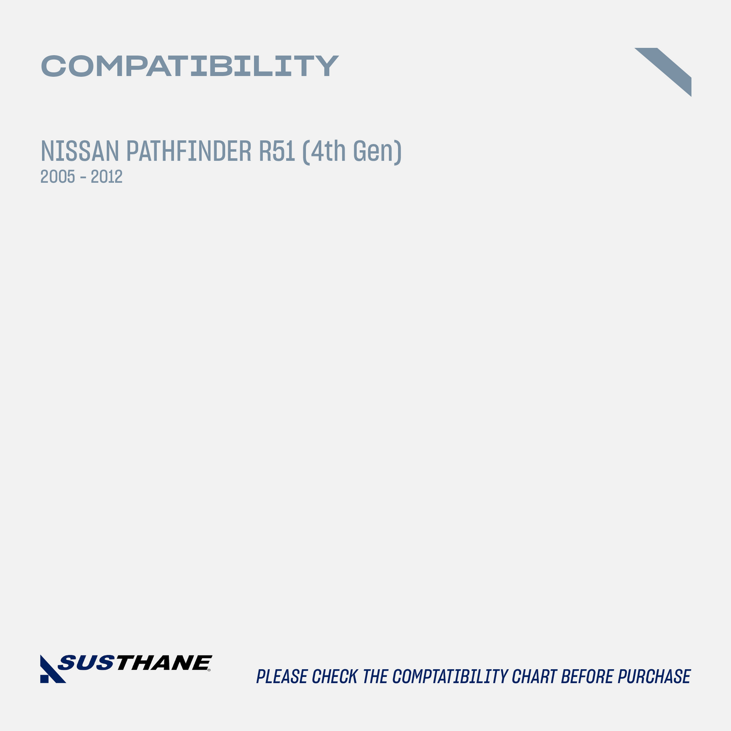 AUTOACER - Front & Rear Leveling Lift Kit 50mm / 1.9 inches for Nissan Pathfinder R51 2005 - 2012
