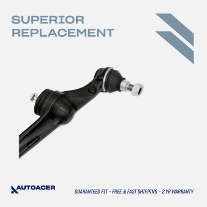AUTOACER - Front Lower Rearward Control Arm Kit 2 Piece for Mercedes Benz S550 2007-2011 RWD