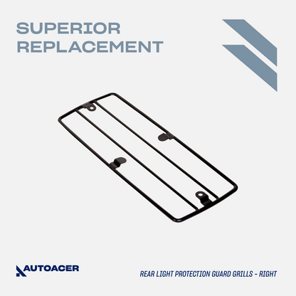 AUTOACER Light Guard Grill Kit 2p - Rear Tail Light Protector Grills (Left & Right) for MERCEDES G WAGON