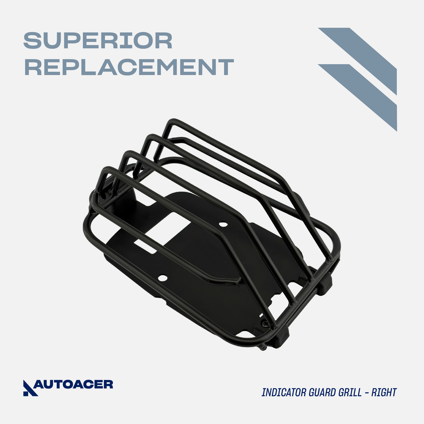AUTOACER - 2p Turn Signal Protector Grill Set For Mercedes G Wagon W460 W461 W463 1990 - 2022