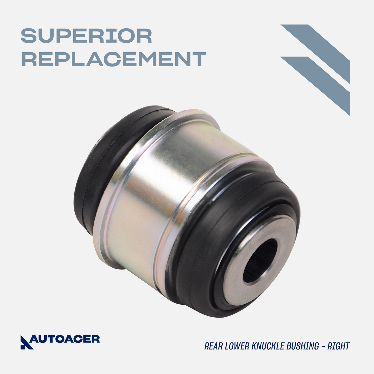 AUTOACER - Rear Lower Knuckle Bushing Kit 2 Piece for Land Rover LR3, LR4, Range Rover Sport