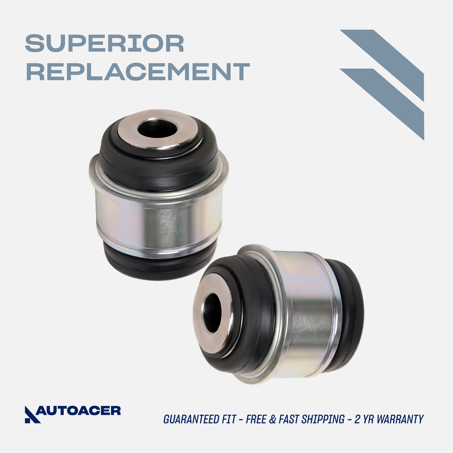AUTOACER - Rear Lower Knuckle Bushing Kit 2 Piece for Land Rover LR3, LR4, Range Rover Sport