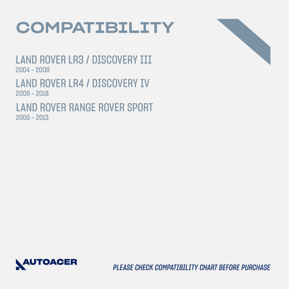 AUTOACER - 12p Front Upper & Lower Control Arm Bushings + Ball Joints for LAND ROVER LR3 2004 - 2009, LR4 2009 - 2018 & Rover Sport 2005-2013