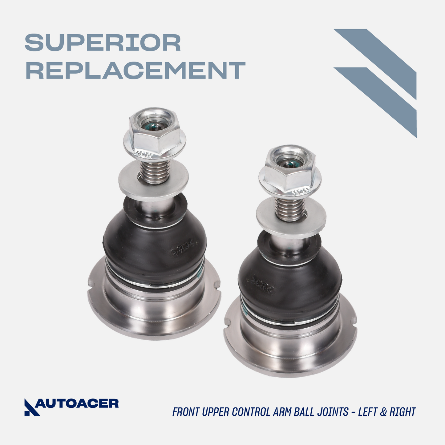 AUTOACER - 12p Front Upper & Lower Control Arm Bushings + Ball Joints for LAND ROVER LR3 2004 - 2009, LR4 2009 - 2018 & Rover Sport 2005-2013
