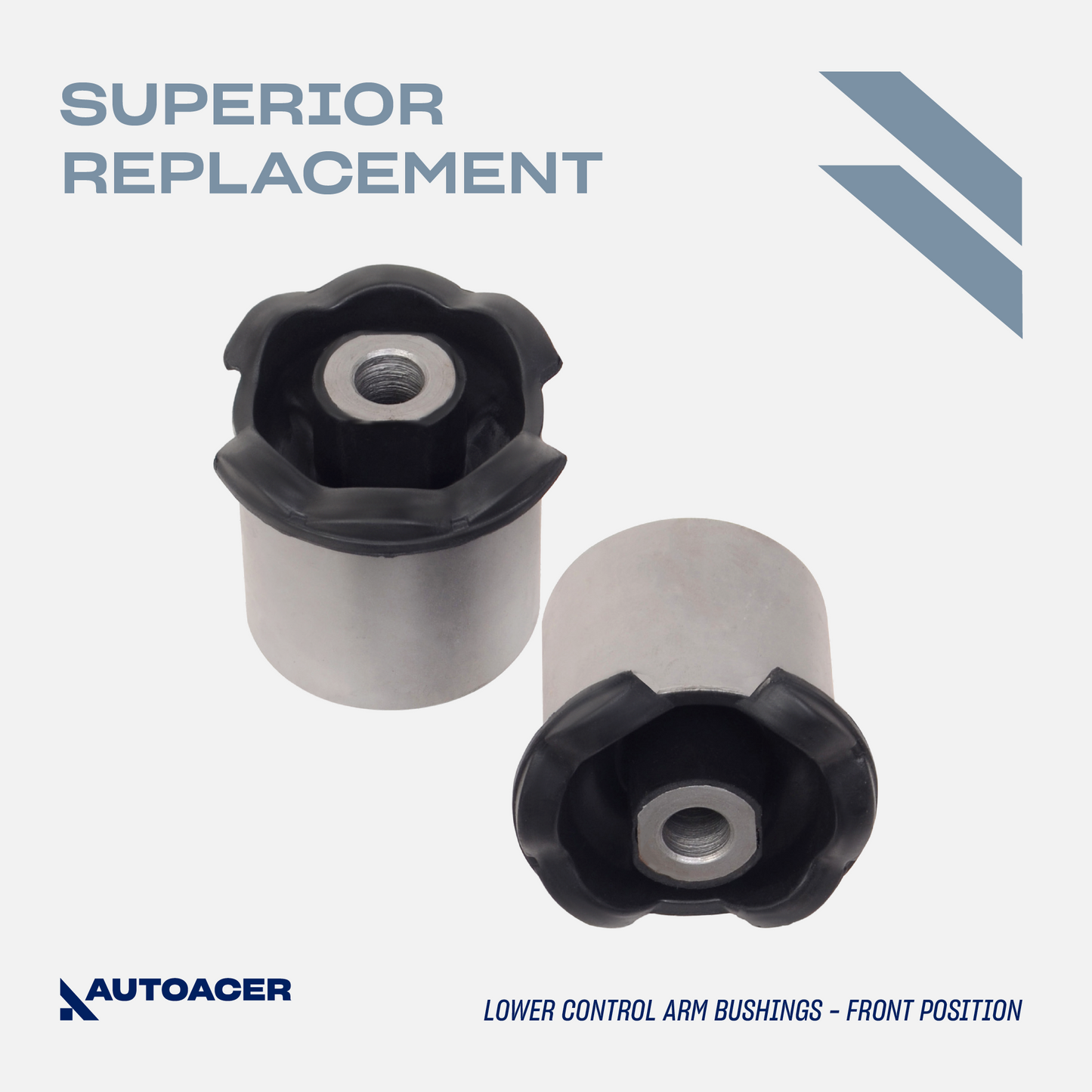 AUTOACER - 12p Front Upper & Lower Control Arm Bushings + Ball Joints for LAND ROVER LR3 2004 - 2009, LR4 2009 - 2018 & Rover Sport 2005-2013