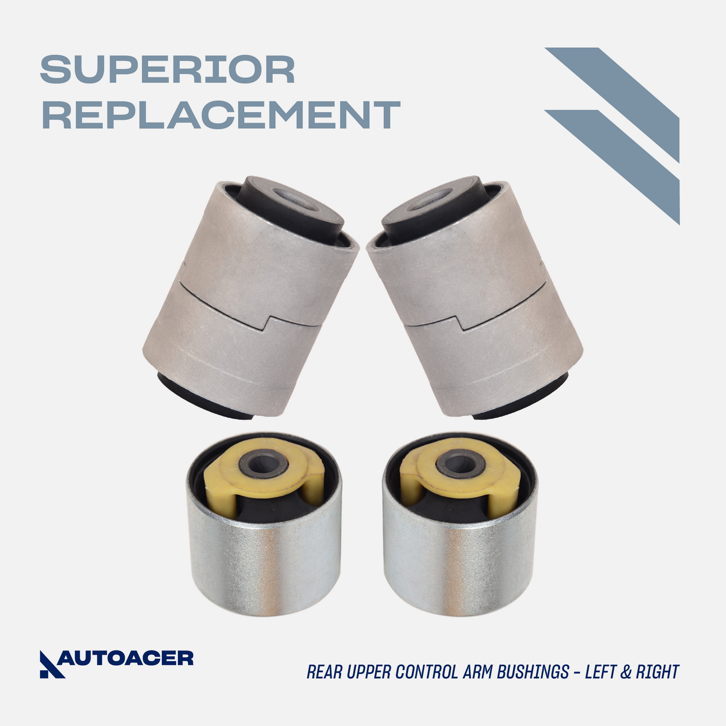 AUTOACER - Front & Rear, Upper, Lower Control Arm Bushings & Ball Joint Kit 20 Piece for Land Rover LR3 / LR4