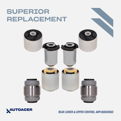 AUTOACER - Front & Rear Upper, Lower Control Arm Bushes & Knuckle Bushing Kit 20 Piece Land Rover Range Rover Sport L320
