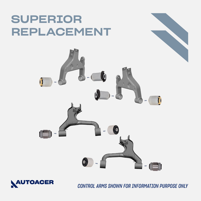 AUTOACER - Front & Rear Upper, Lower Control Arm Bushes & Knuckle Bushing Kit 20 Piece Land Rover Range Rover Sport L320