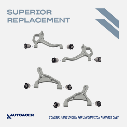 AUTOACER - Front & Rear Upper, Lower Control Arm Bushes & Knuckle Bushing Kit 20 Piece Land Rover Range Rover Sport L320