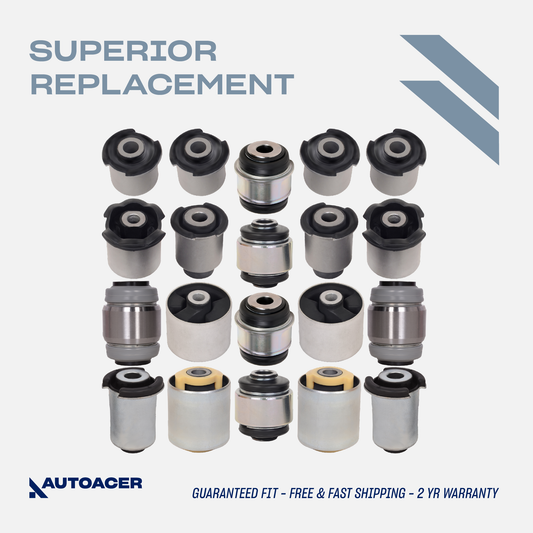 AUTOACER - Front & Rear Upper, Lower Control Arm Bushes & Knuckle Bushing Kit 20 Piece Land Rover Range Rover Sport L320