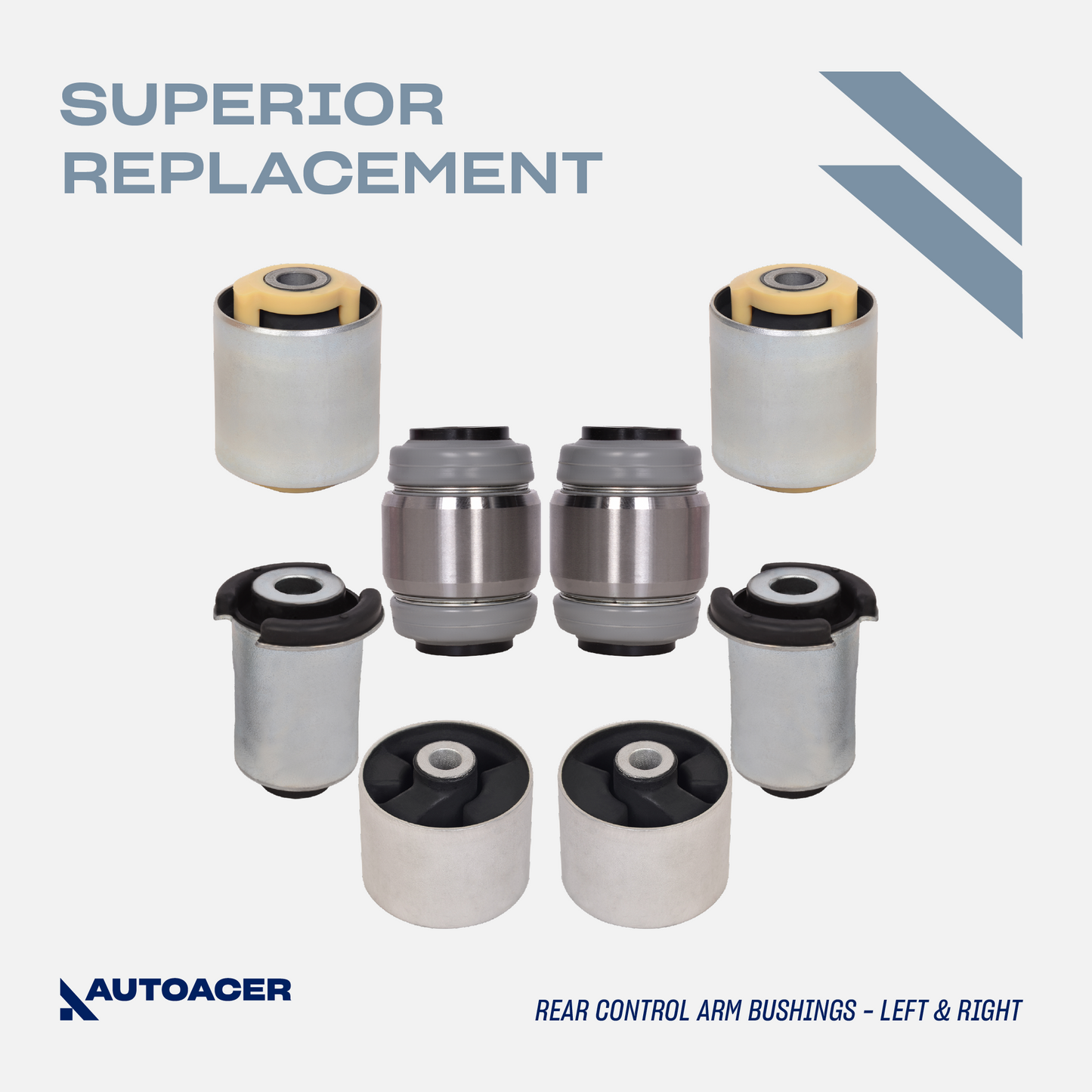 Front & Rear Suspension Kit - Complete Front, Rear, Upper & Lower Control Arm Bushings and Ball Joint Kit 20 Pcs for Land Rover Range Rover Sport 2005-2013