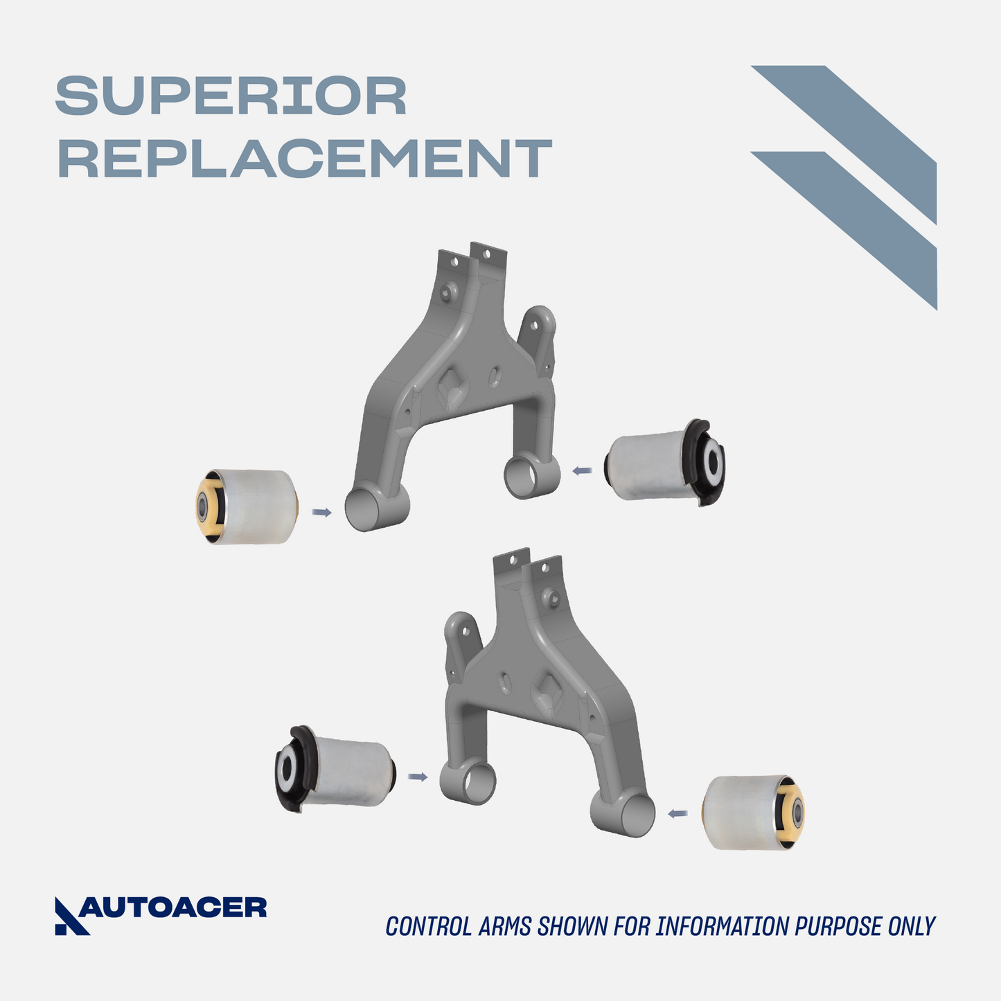Front & Rear Suspension Kit - Complete Front, Rear, Upper & Lower Control Arm Bushings and Ball Joint Kit 20 Pcs for Land Rover Range Rover Sport 2005-2013