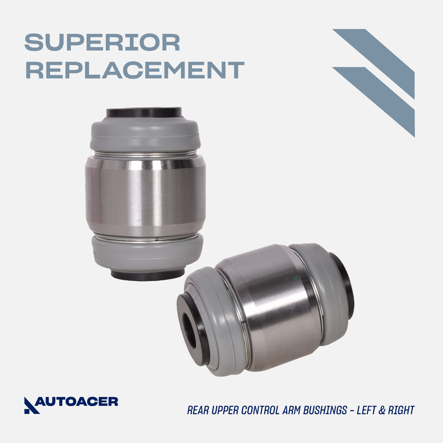 AUTOACER - Rear Upper Control Arm Bushing Kit 4 Piece for Land Rover Range Rover Sport L320