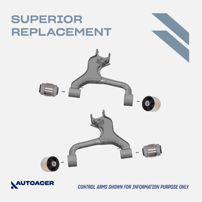 AUTOACER - Rear Upper Control Arm Bushing Kit 4 Piece for Land Rover Range Rover Sport L320