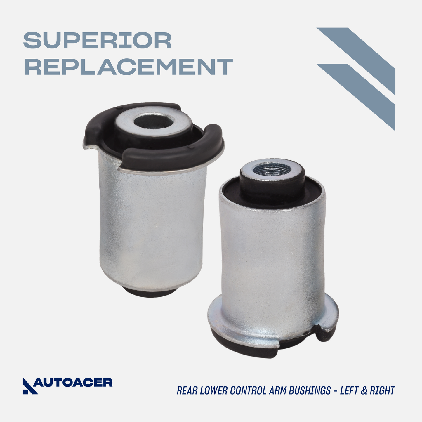 AUTOACER - Rear Lower Control Arm Bushing Kit 4 Piece for Land Rover LR3, LR4, Range Rover Sport