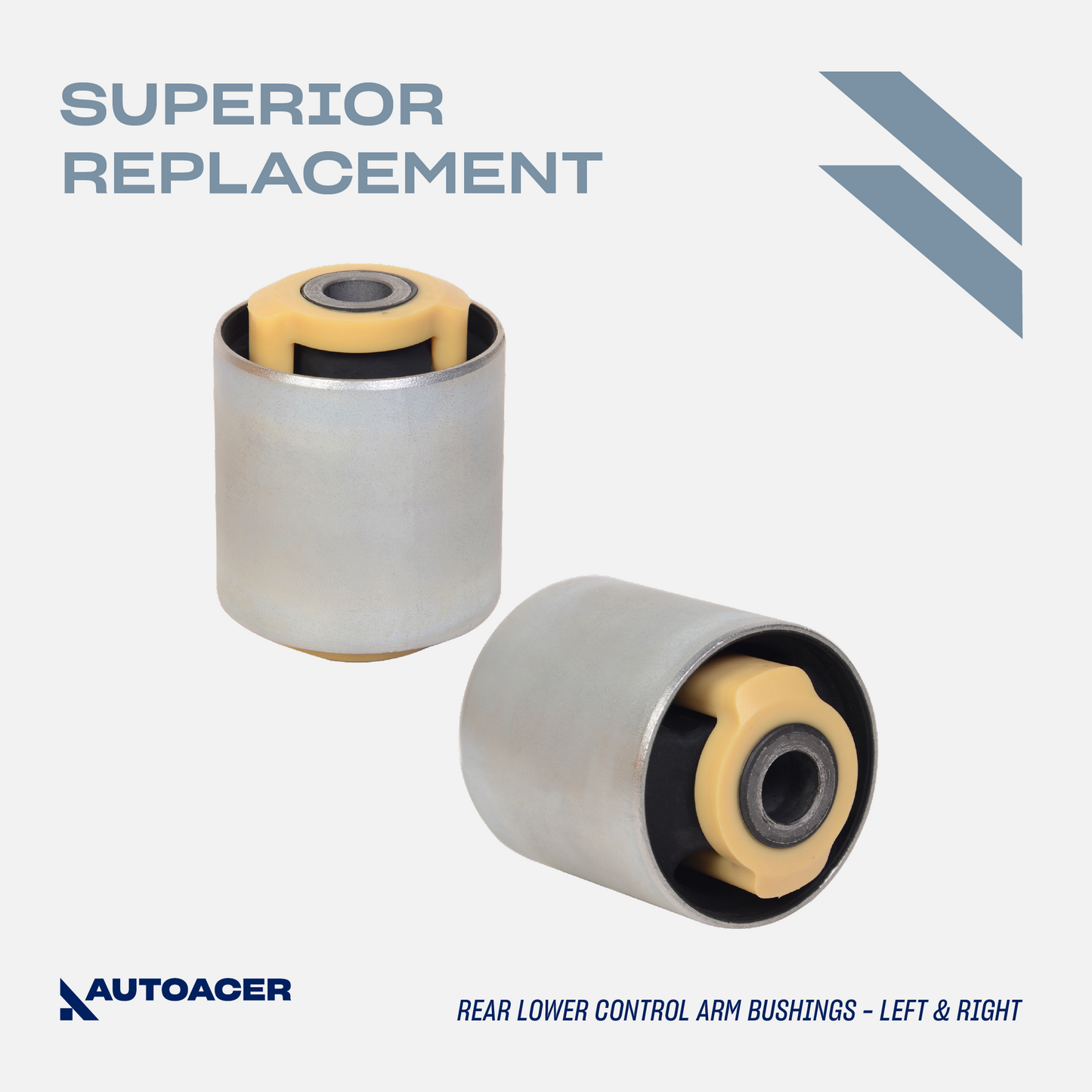 AUTOACER - Rear Lower Control Arm Bushing Kit 4 Piece for Land Rover LR3, LR4, Range Rover Sport