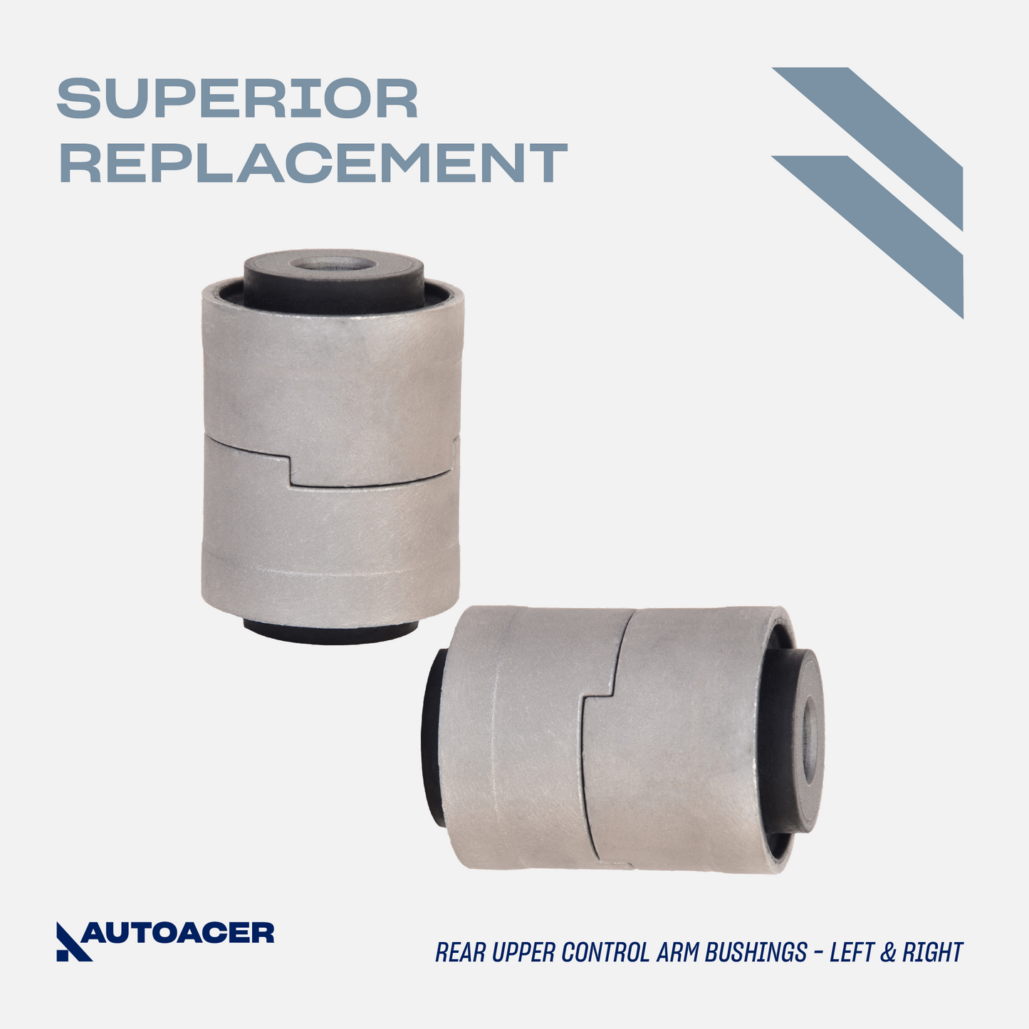 AUTOACER - Rear Upper Control Arm Bushing Kit 4 Piece for Land Rover LR3 & LR4