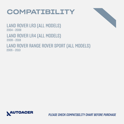 AUTOACER - Front Upper Control Arm Bushings & Ball Joint Kit 6 Piece for Land Rover LR3, LR4, Range Rover Sport