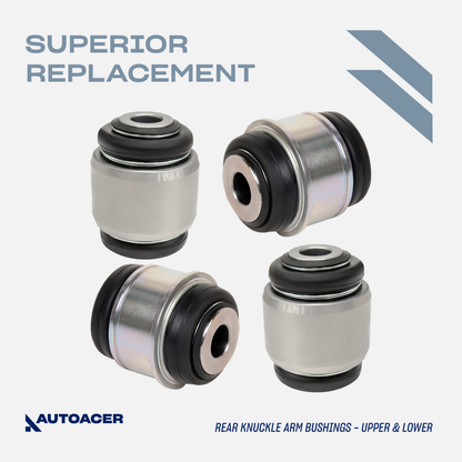AUTOACER - Front & Rear Control Arm Bushings & Ball Joint Kit for Land Rover LR3 2004 - 2009, LR4 2009 - 2018 (L319)
