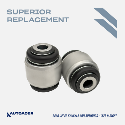 Rear Control Arm Bushing Kit 4 Pcs - Rear Upper & Lower Knuckle Arm Bushes for LAND ROVER DISCOVERY 3 / LR3 2004-2009, Range Rover Sport 2005-2013 L322