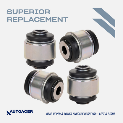 AUTOACER - 12p Rear Upper, Lower Control Arm Bushes & Knuckle Bushings Fits Land Rover Range Rover Sport L320 2005 - 2013