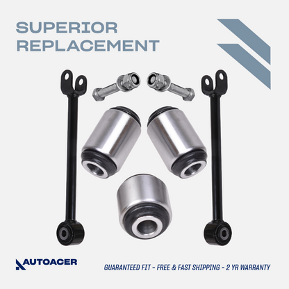 AUTOACER Watts Linkage Arms & Assembly Bushing Kit 5 Pcs for Land Rover Discovery II All Models 1998 - 2004