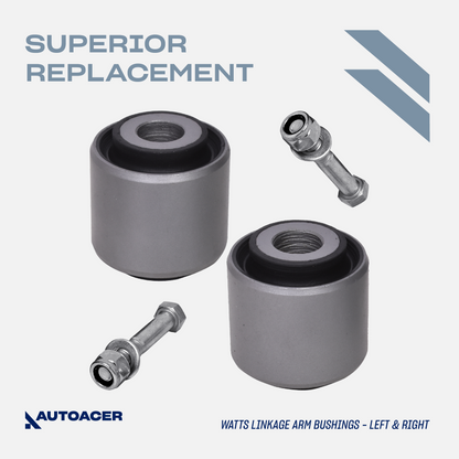 AUTOACER - Rear Watts Linkage Assembly Bushings 5 Piece for Land Rover Discovery II