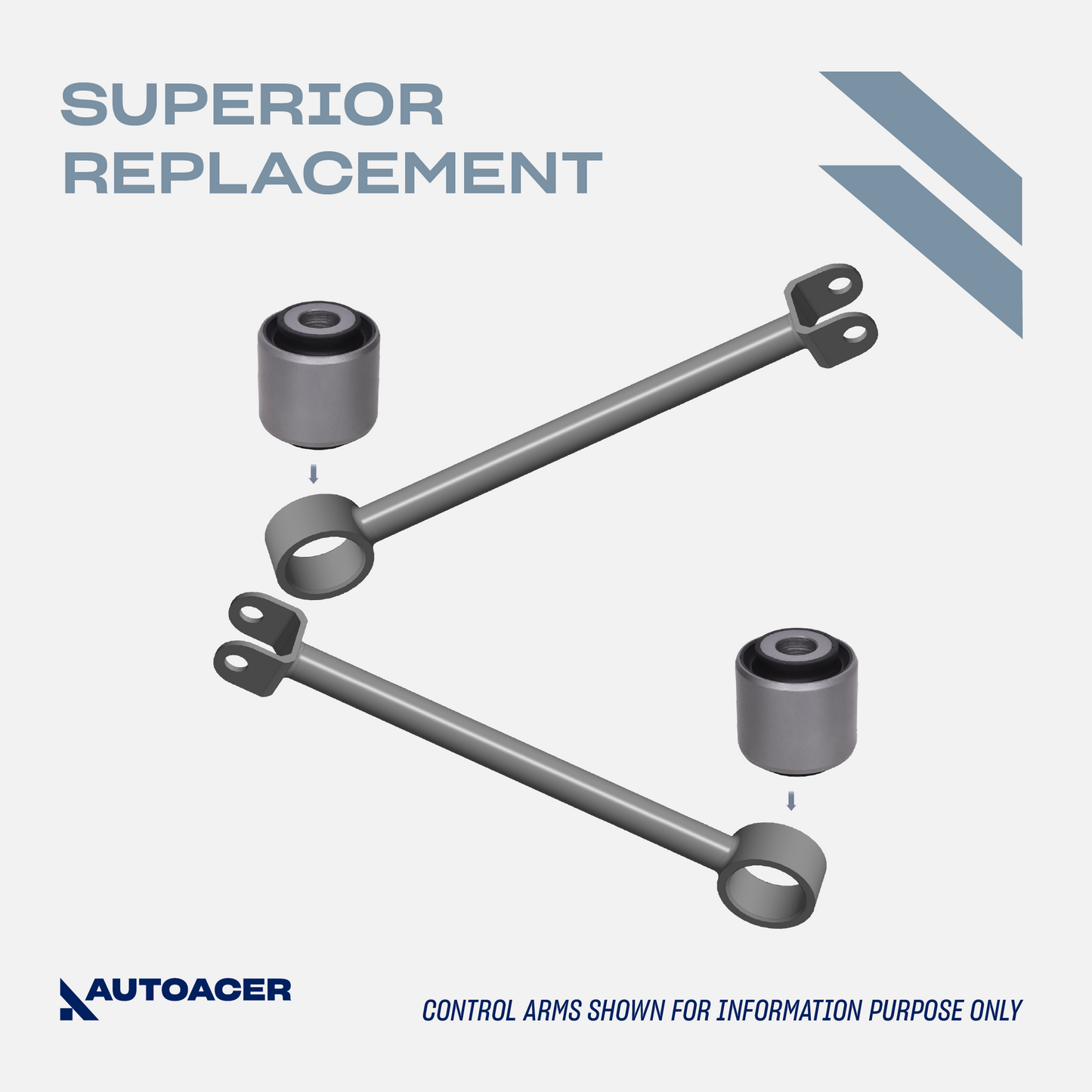 AUTOACER - Rear Watts Linkage Assembly Bushings 5 Piece for Land Rover Discovery II